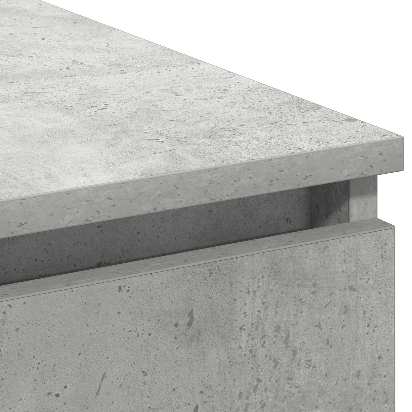 TV-skab 180 x 38 x 49 cm Beton Grå Konstrueret træ