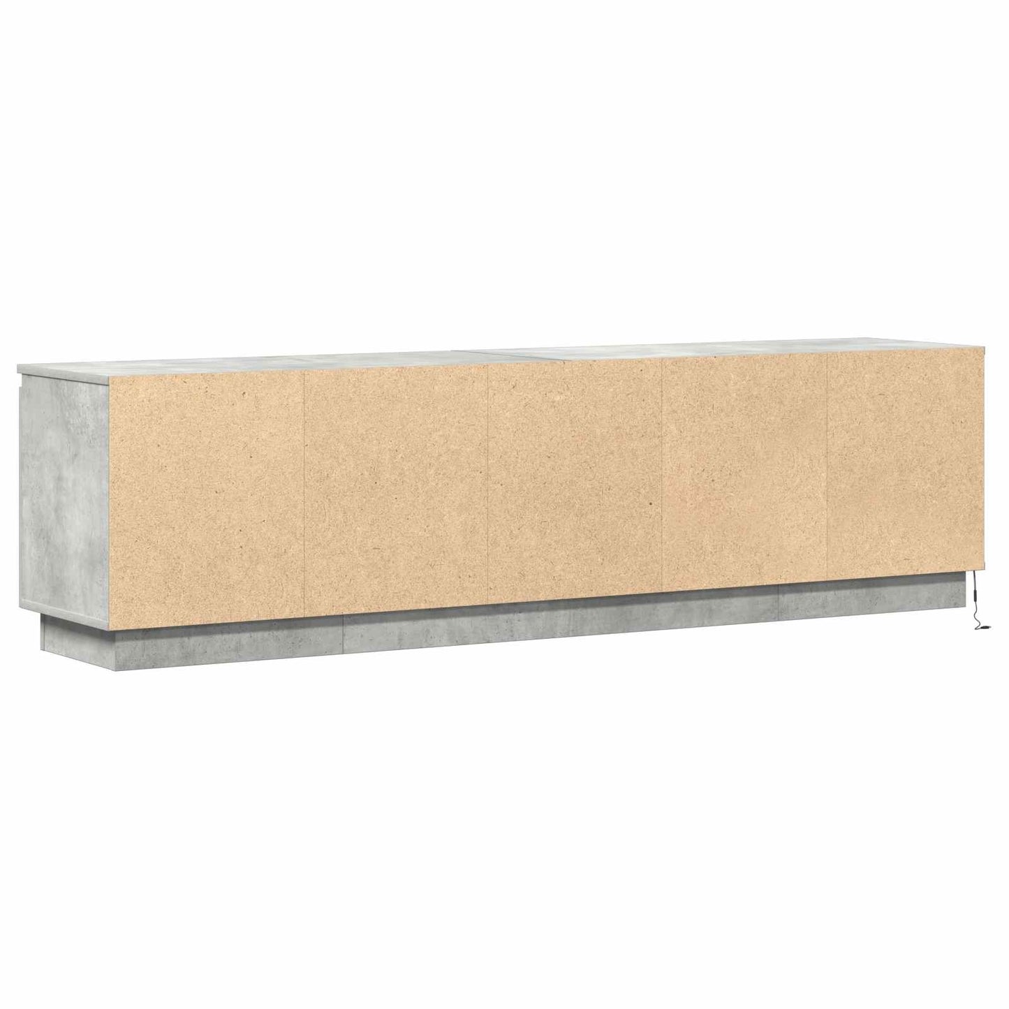 TV-skab 180 x 38 x 49 cm Beton Grå Konstrueret træ