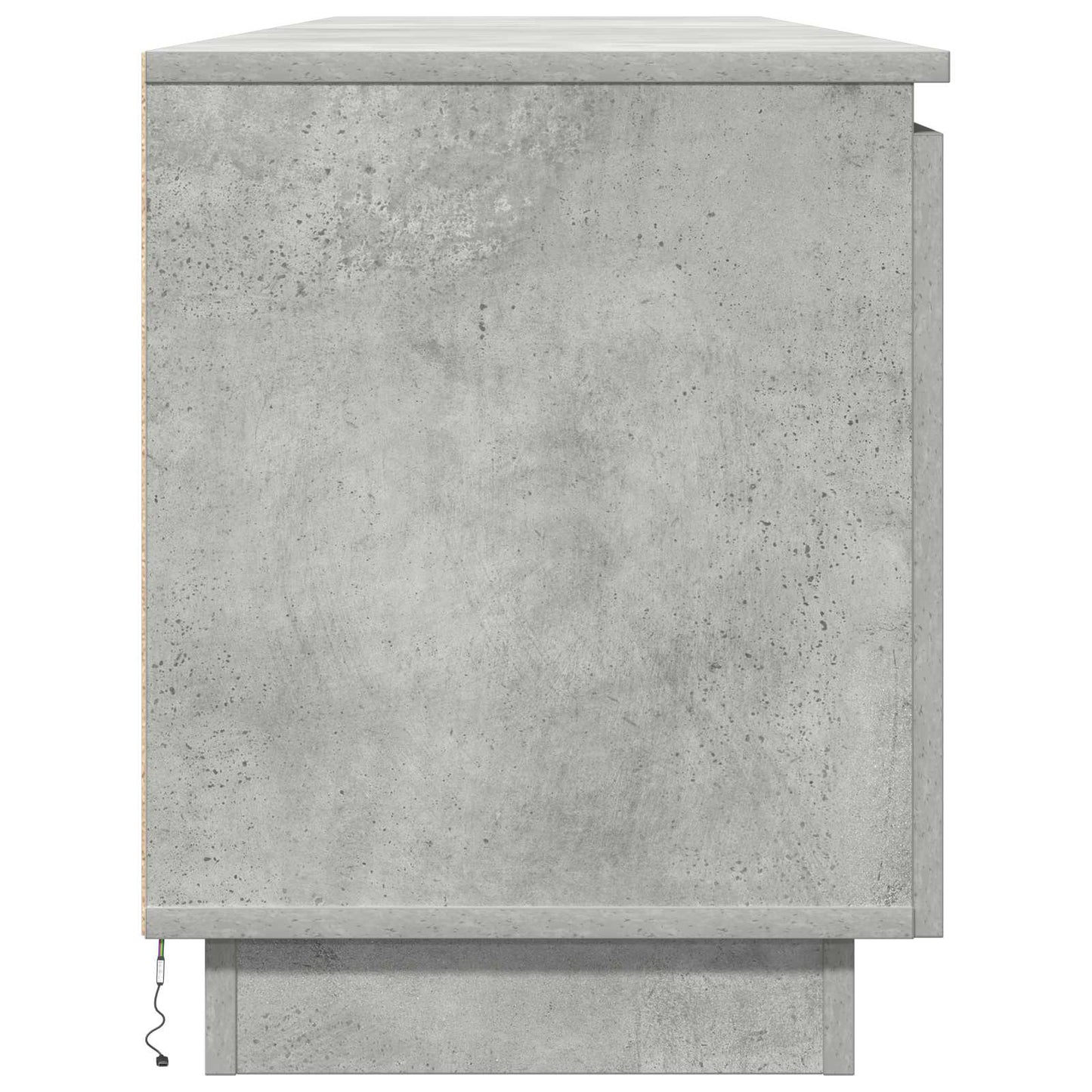 TV-skab 180 x 38 x 49 cm Beton Grå Konstrueret træ