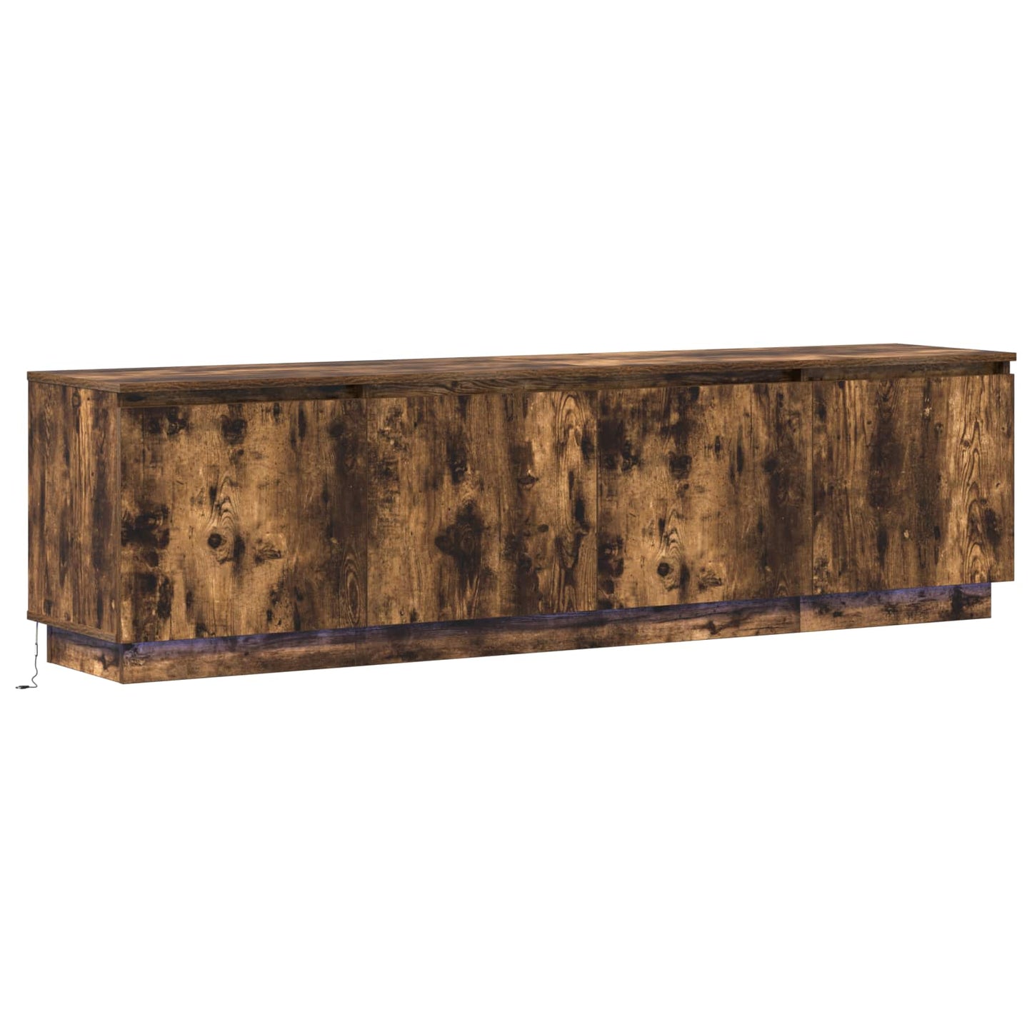 TV-skab 180 x 38 x 49 cm Røget eg Konstrueret træ