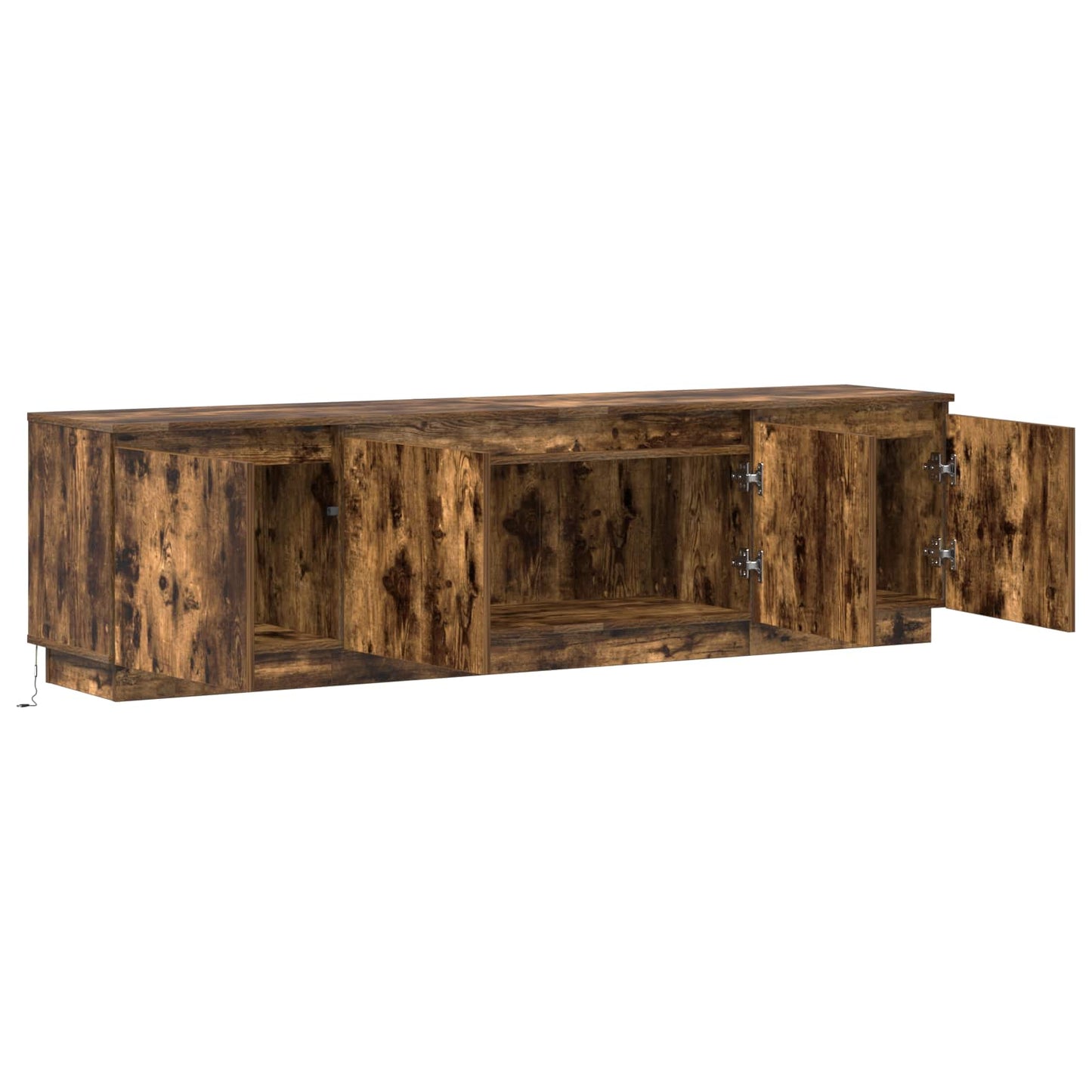 TV-skab 180 x 38 x 49 cm Røget eg Konstrueret træ