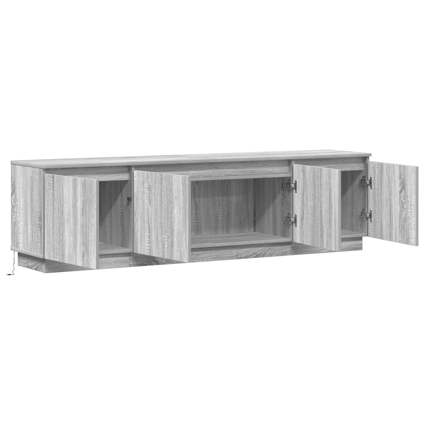 TV-skab 180 x 38 x 49 cm Grå Sonoma Konstrueret træ