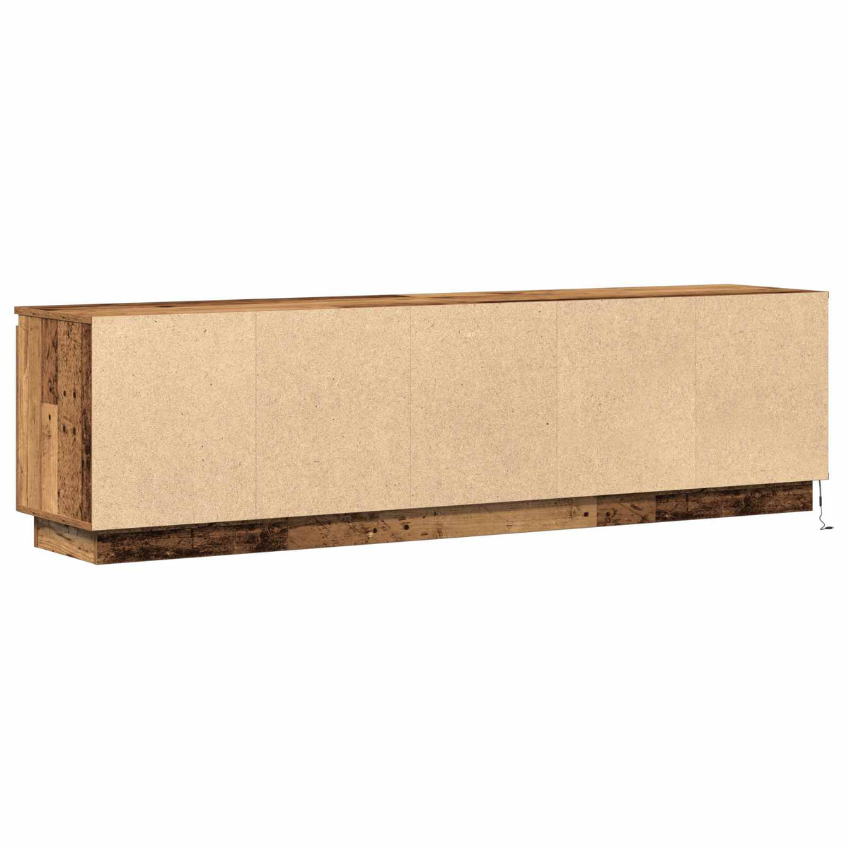 TV-skab 180 x 38 x 49 cm Gammelt træ Konstrueret træ