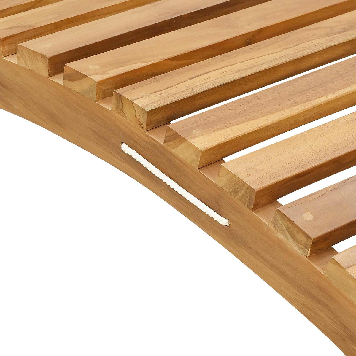 Solstol Massiv Teaktræ Brun