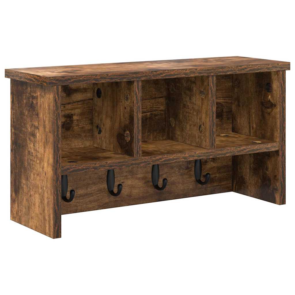 Vægmonteret Jakkeholder Vægmonteret Røget eg 50 x 16 x 26 cm