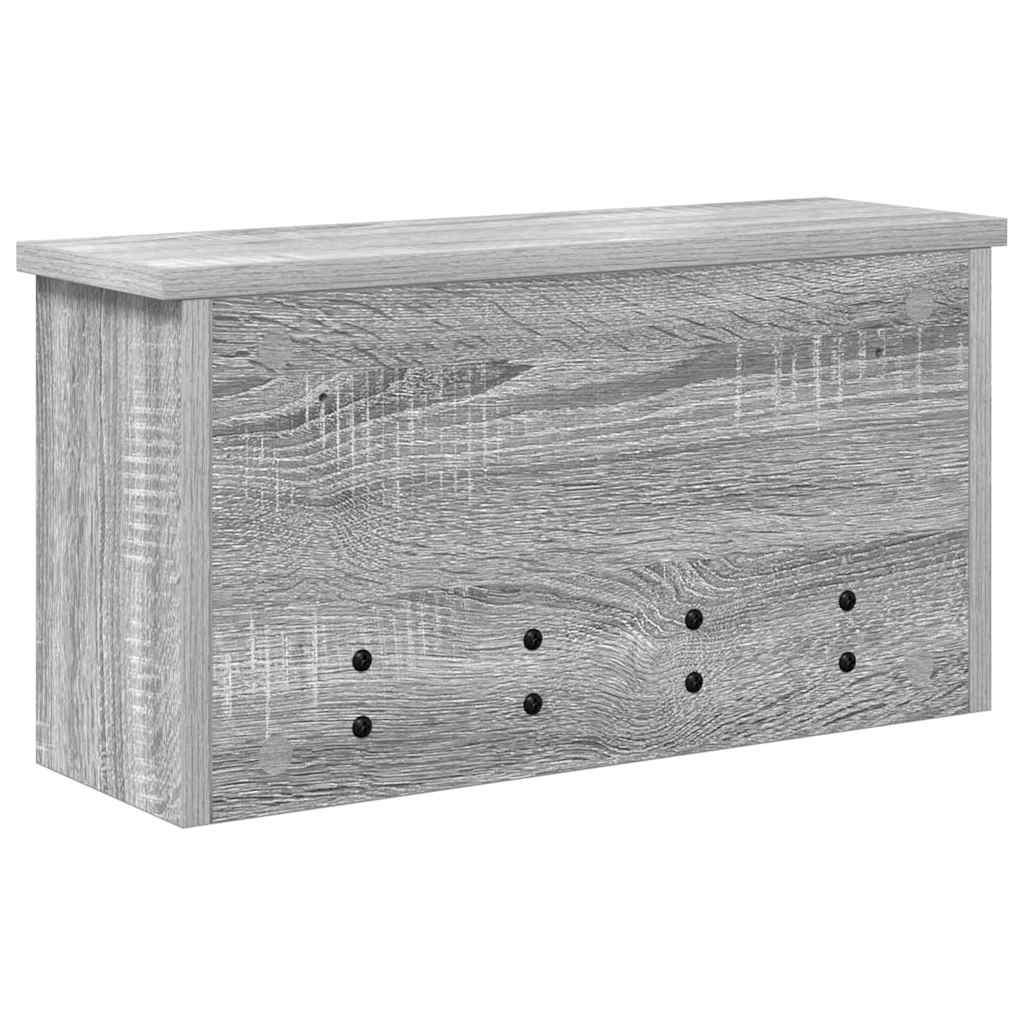 Vægmonteret Jakkeholder Vægmonteret Grå Sonoma 50 x 16 x 26 cm