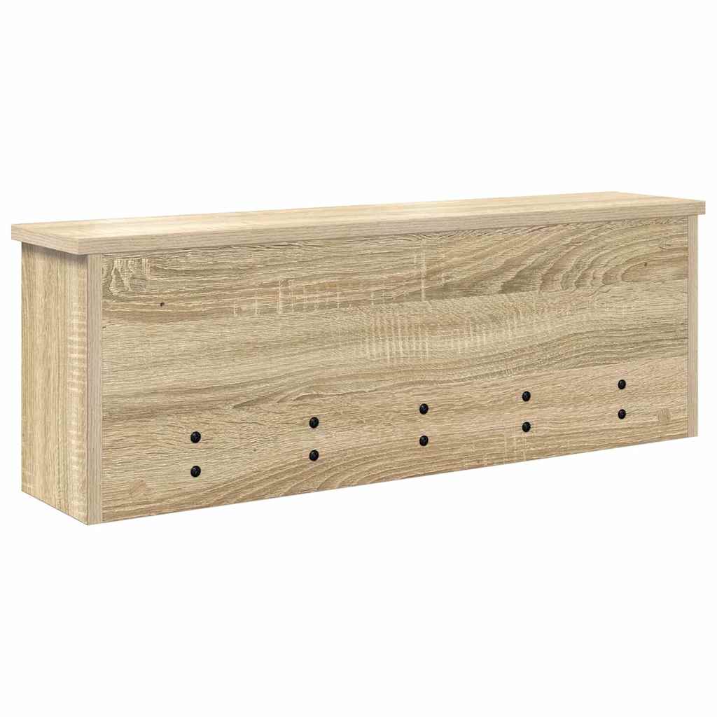Vægmonteret Jakkeholder Vægmonteret Sonoma eg 75 x 16 x 26 cm
