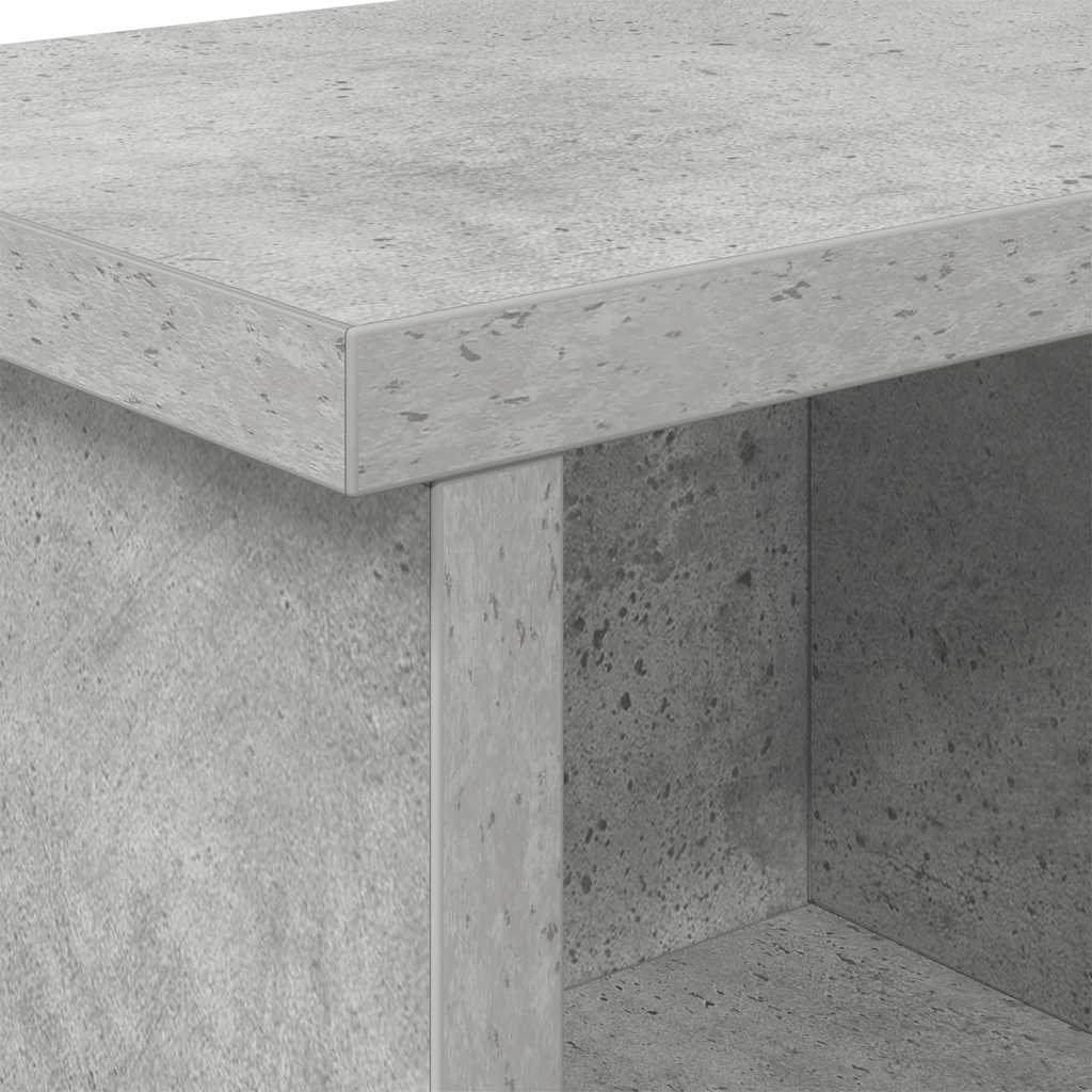 Vægmonteret Jakkeholder Vægmonteret Beton Grå 75 x 16 x 26 cm