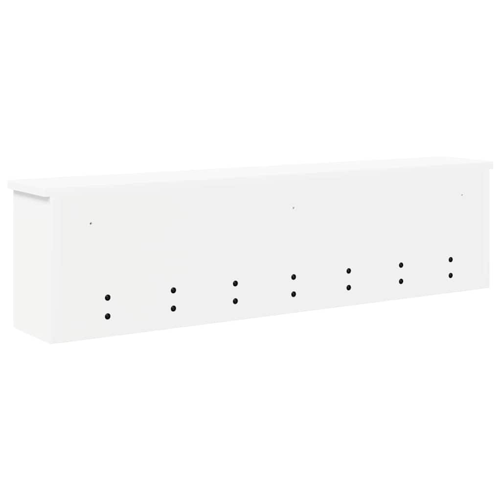 Vægmonteret Jakkeholder Vægmonteret Hvid 100 x 16 x 26 cm