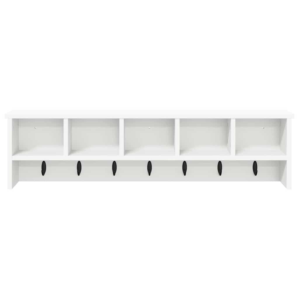 Vægmonteret Jakkeholder Vægmonteret Hvid 100 x 16 x 26 cm