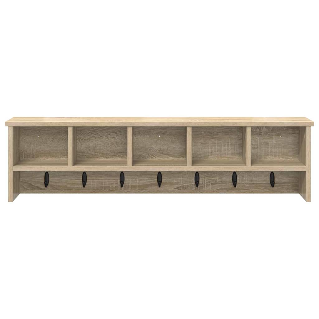 Vægmonteret Jakkeholder Vægmonteret Sonoma eg 100 x 16 x 26 cm