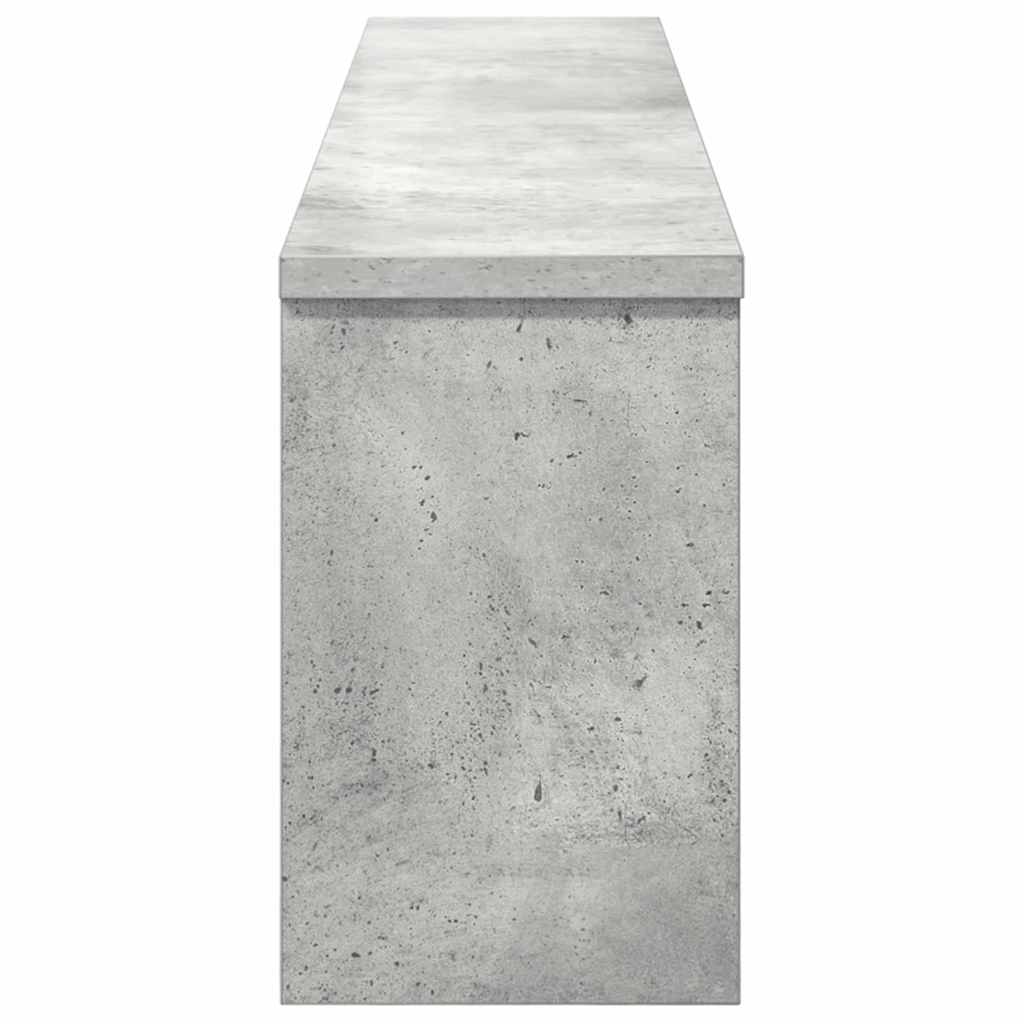 Vægmonteret Jakkeholder Vægmonteret Beton Grå 100 x 16 x 26 cm