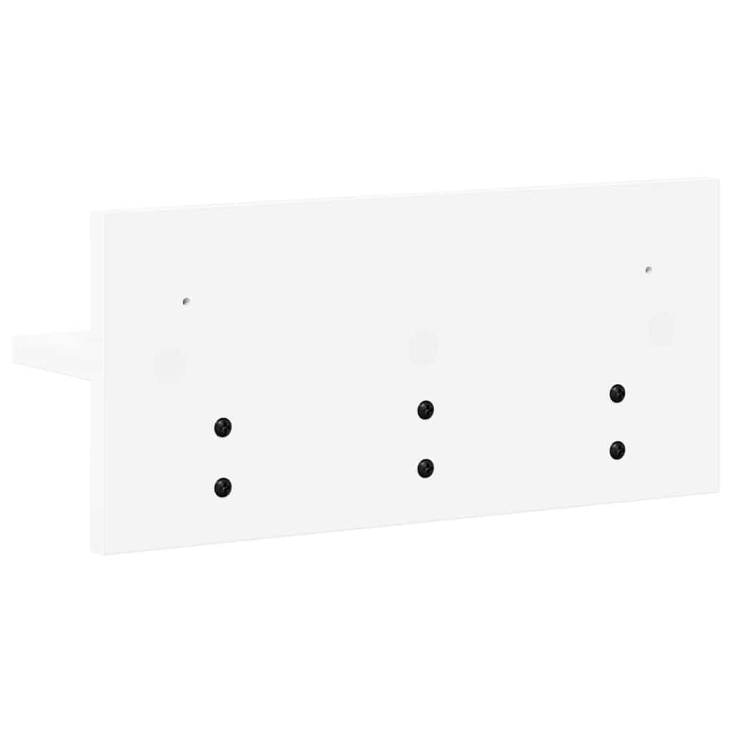Vægmonteret Jakkeholder Vægmonteret Hvid 40 x 10,5 x 18 cm