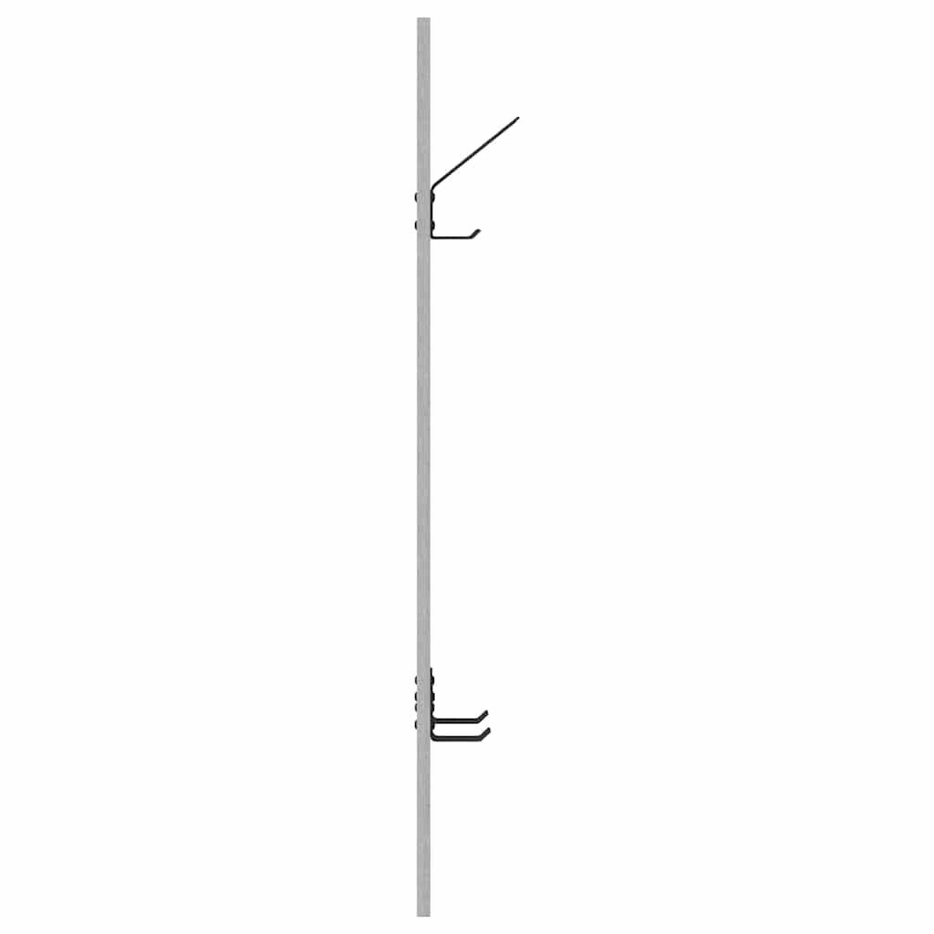 Vægmonteret Jakkeholder Vægmonteret Beton Grå 20 x 1,5 x 100 cm