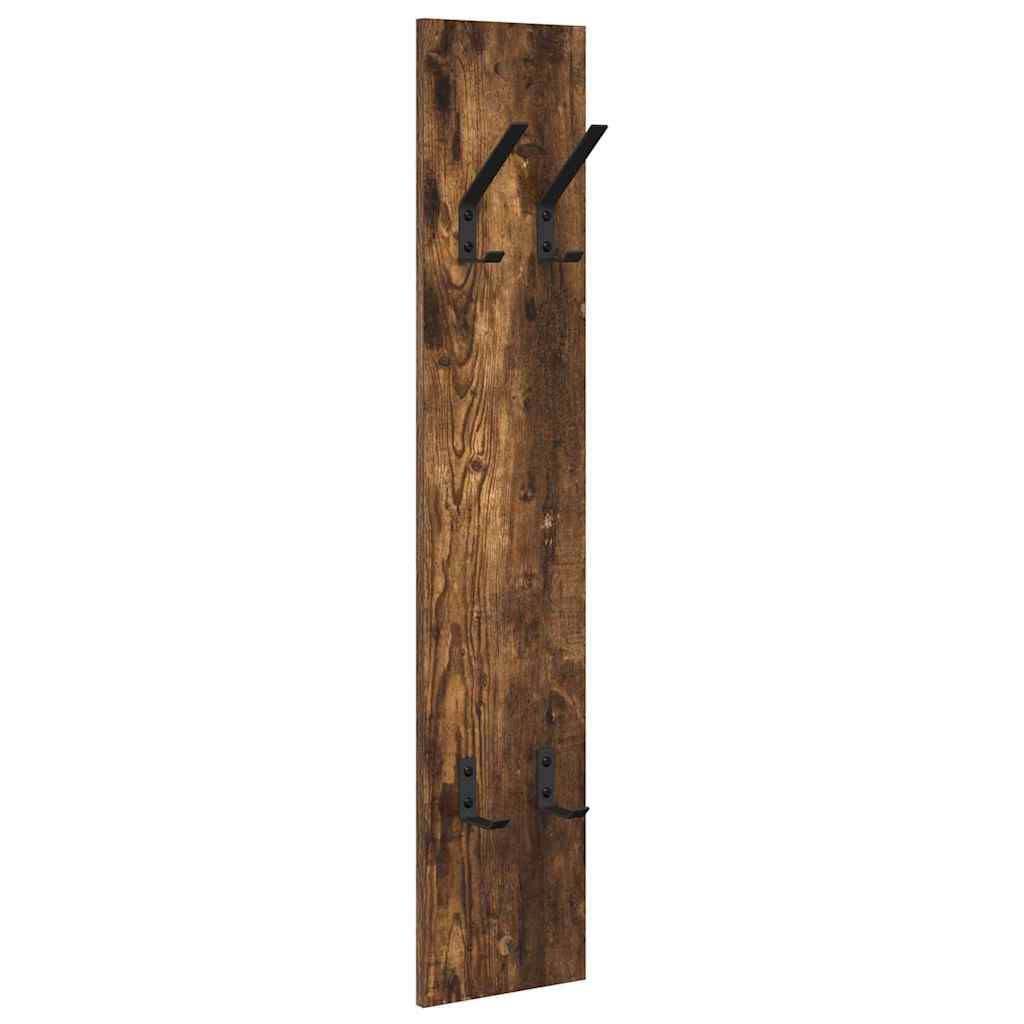 Vægmonteret Jakkeholder Vægmonteret Røget eg 20 x 1,5 x 100 cm