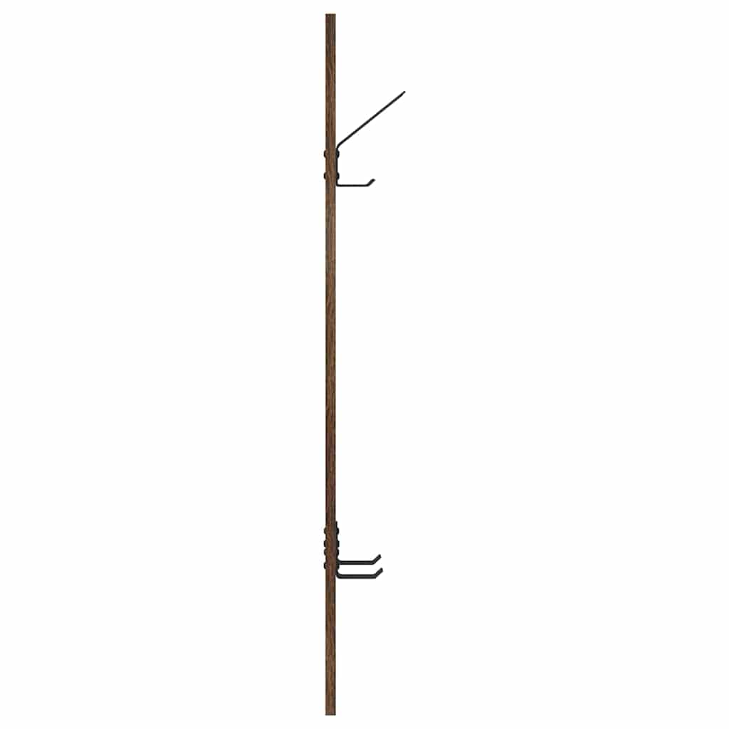Vægmonteret Jakkeholder Vægmonteret Røget eg 20 x 1,5 x 100 cm