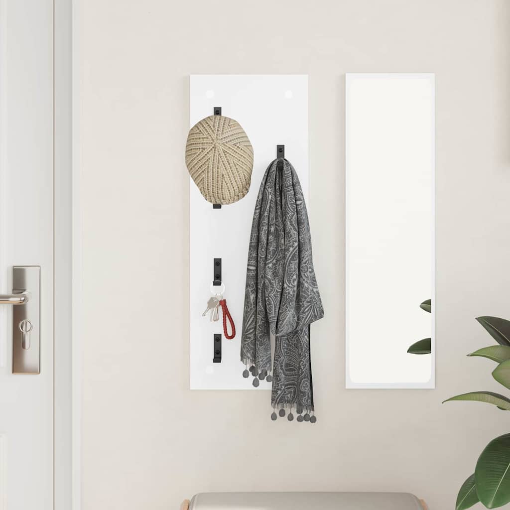 Vægmonteret Jakkeholder Vægmonteret Hvid 30 x 1,5 x 80 cm