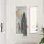 Vægmonteret Jakkeholder Vægmonteret Beton Grå 30 x 1,5 x 80 cm