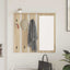Vægmonteret Jakkeholder Vægmonteret Sonoma-eg 84 x 10 x 80 cm