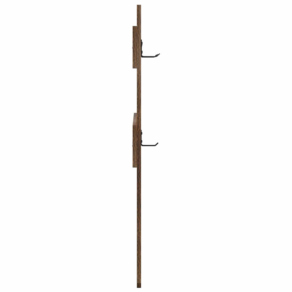 Vægmonteret Jakkeholder Vægmonteret Røget eg 65 x 3 x 100 cm