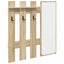 Vægmonteret Jakkeholder Vægmonteret Sonoma eg 100 x 10 x 100 cm