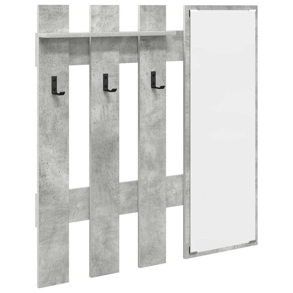 Vægmonteret Jakkeholder Vægmonteret Beton Grå 100 x 10 x 100 cm
