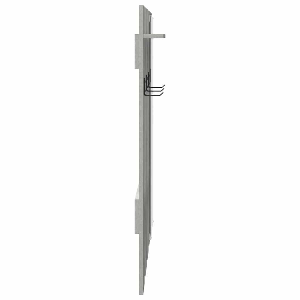 Vægmonteret Jakkeholder Vægmonteret Beton Grå 100 x 10 x 100 cm