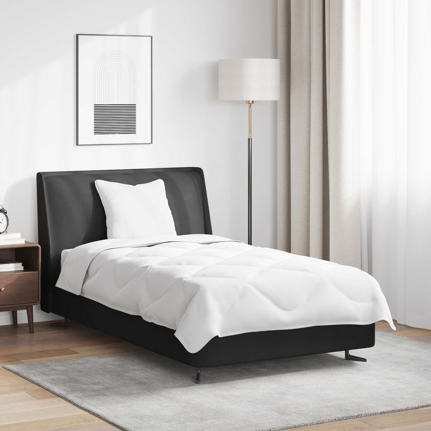 Sommer dyne med pude 2 stk. Hvid Microfiber