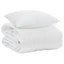 Sommer dyne med pude 2 stk. Hvid Microfiber