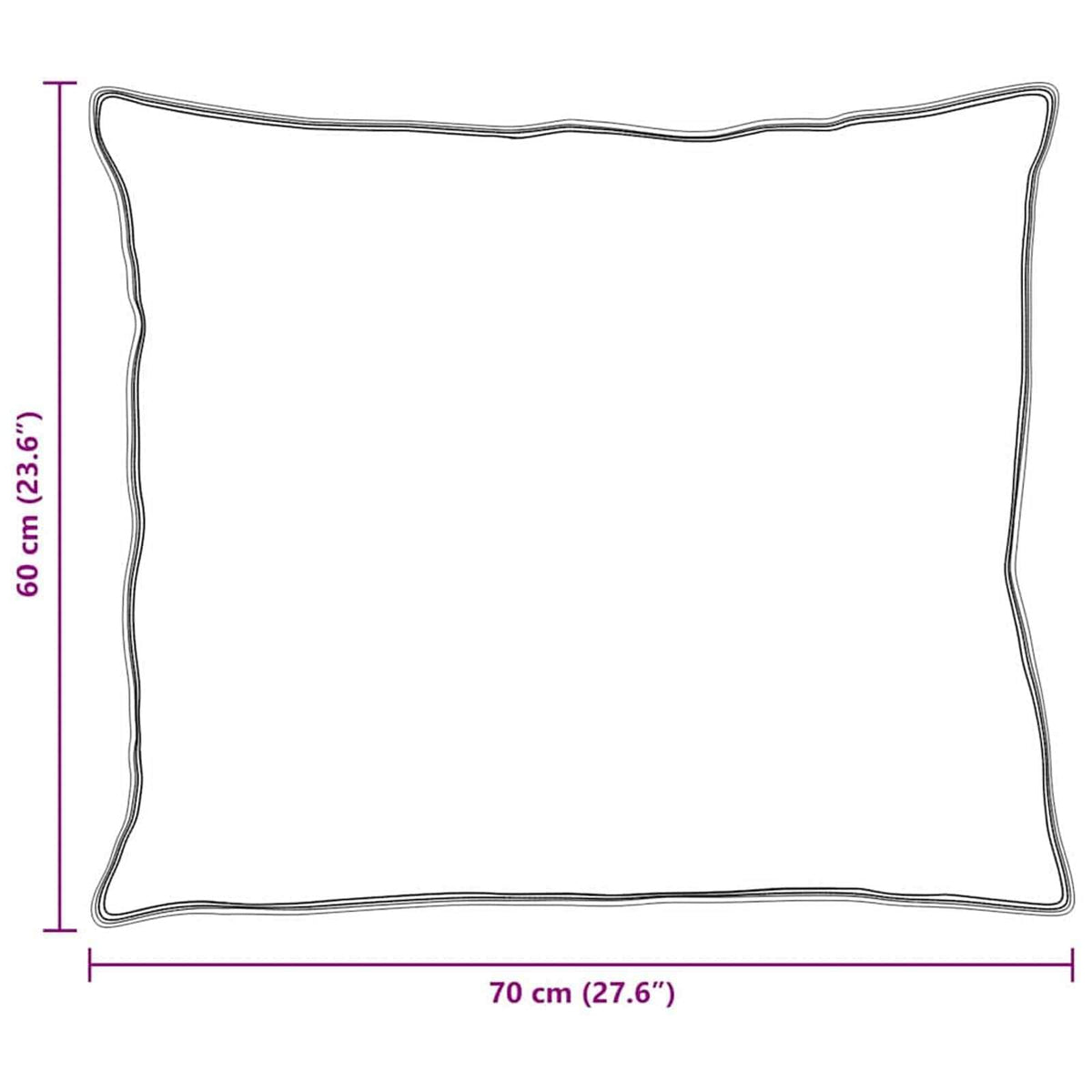 Sommer dyne med pude 2 stk. Hvid Microfiber