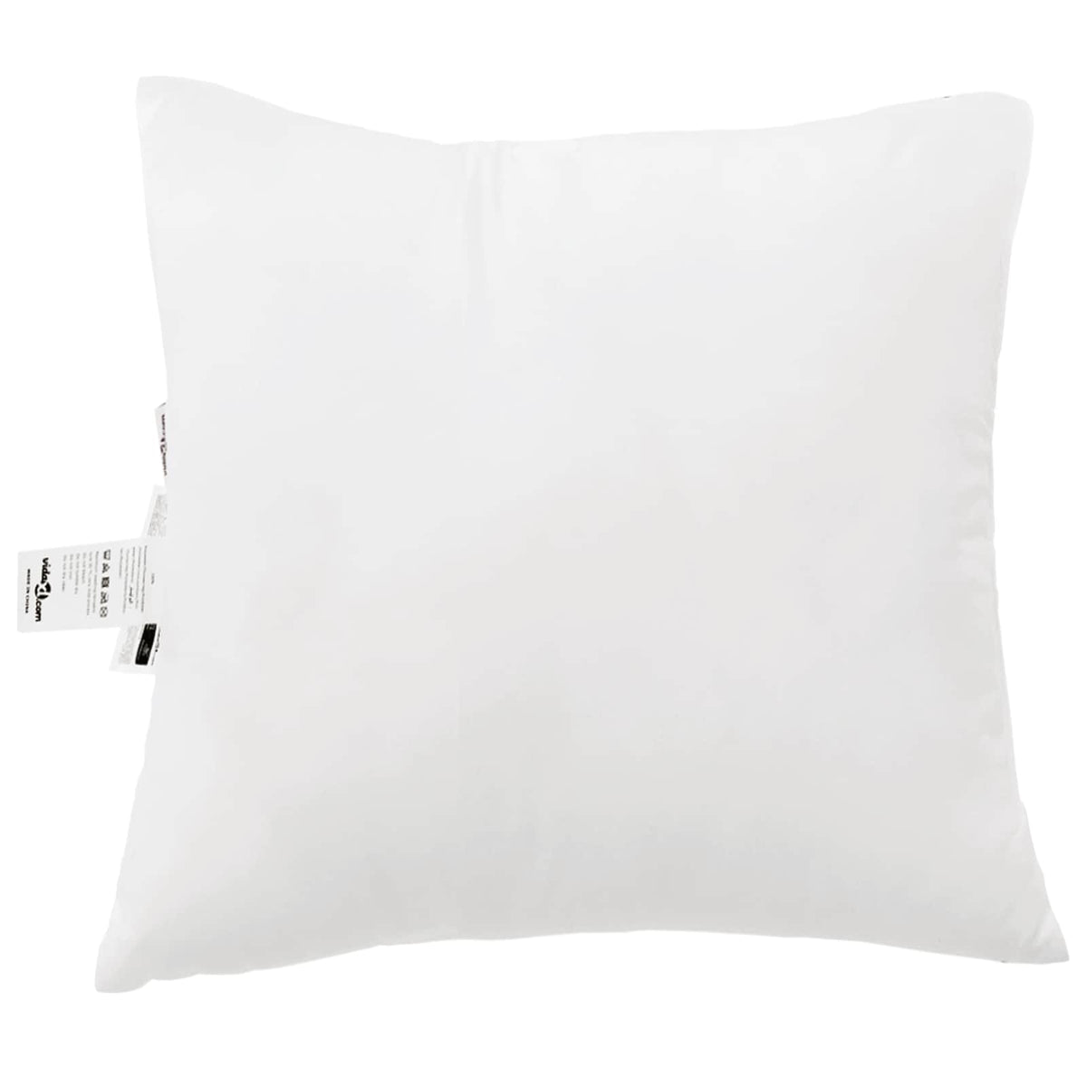 Dyne med pude 2 stk. Hvid Microfiber