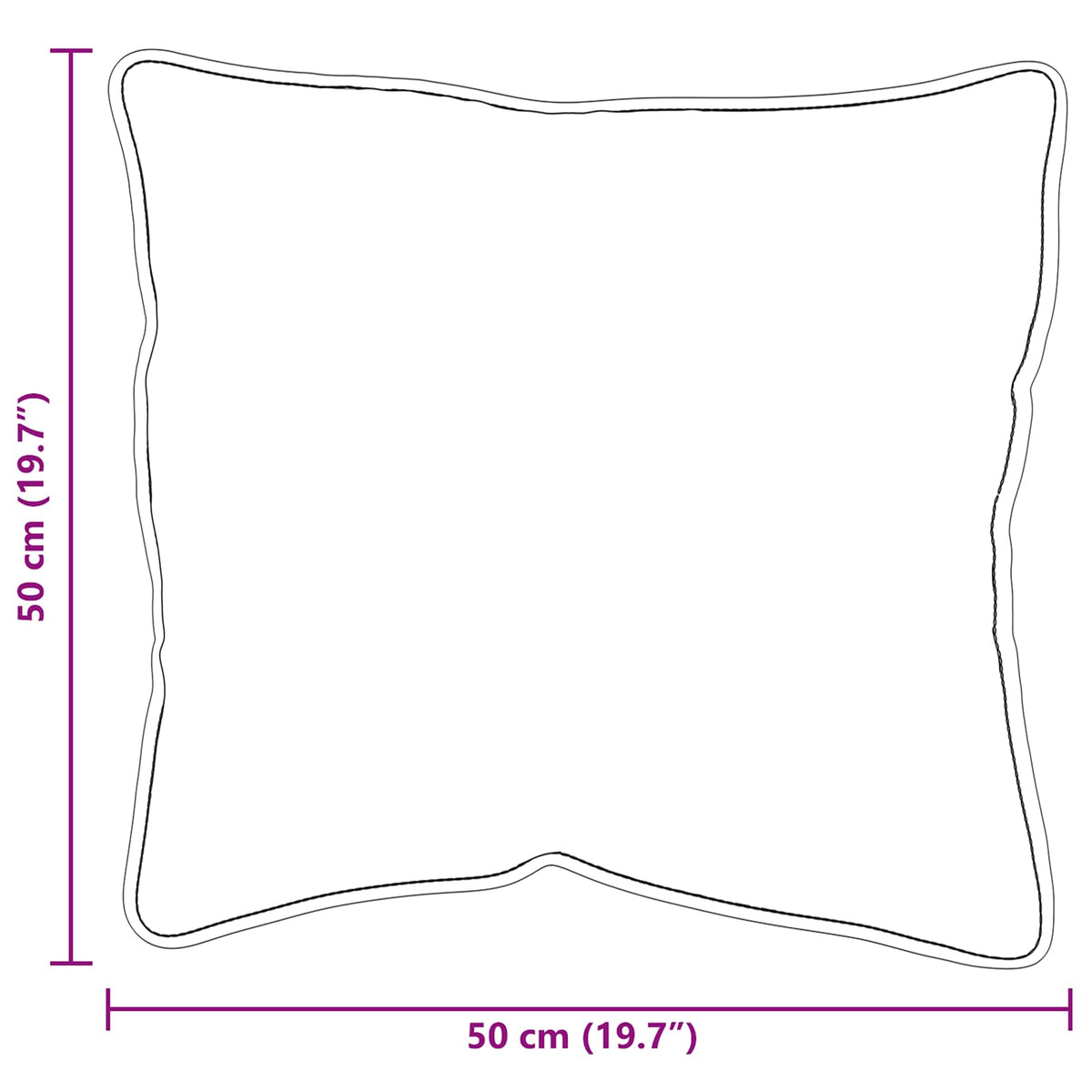 Dyne med pude 2 stk. Hvid Microfiber
