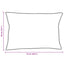 Dyne med pude 2 stk. Hvid Microfiber