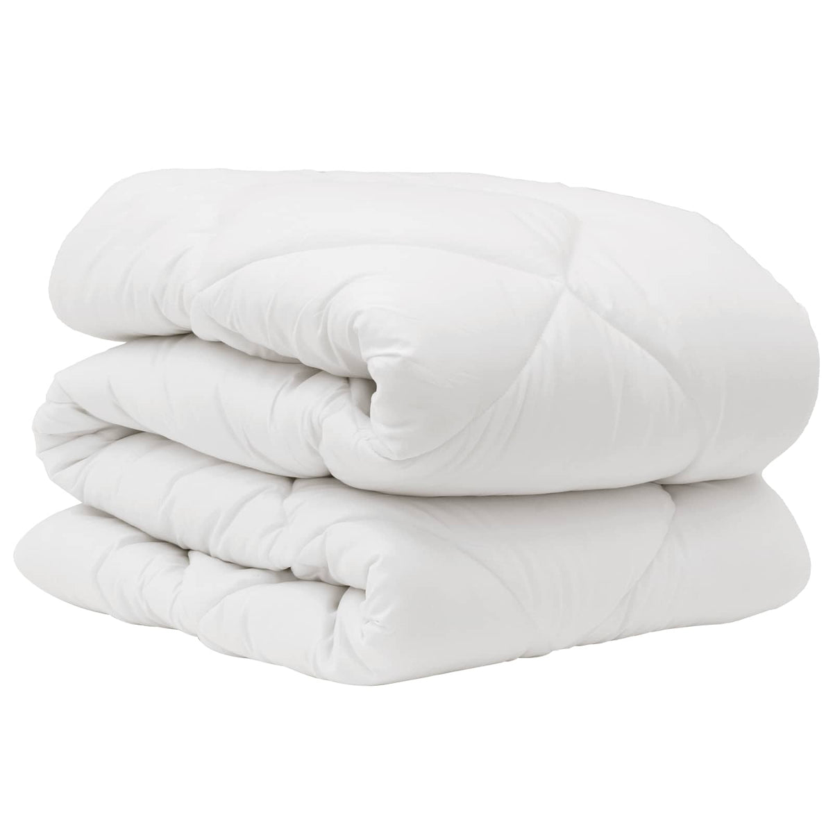 Dyne med pude 2 stk. Hvid Microfiber
