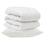 Dyne med pude 2 stk. Hvid Microfiber