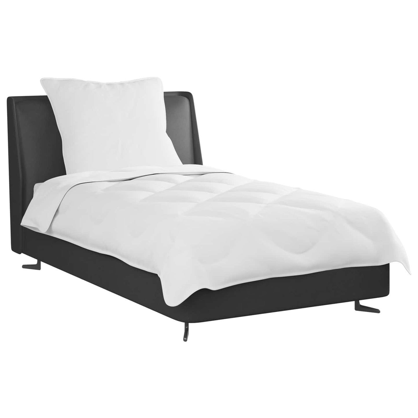 Dynebetræk Sæt med pude 2 stk. Hvid Microfiber