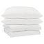 Sommer dyne med pude 3 stk. Hvid Mikrofiber
