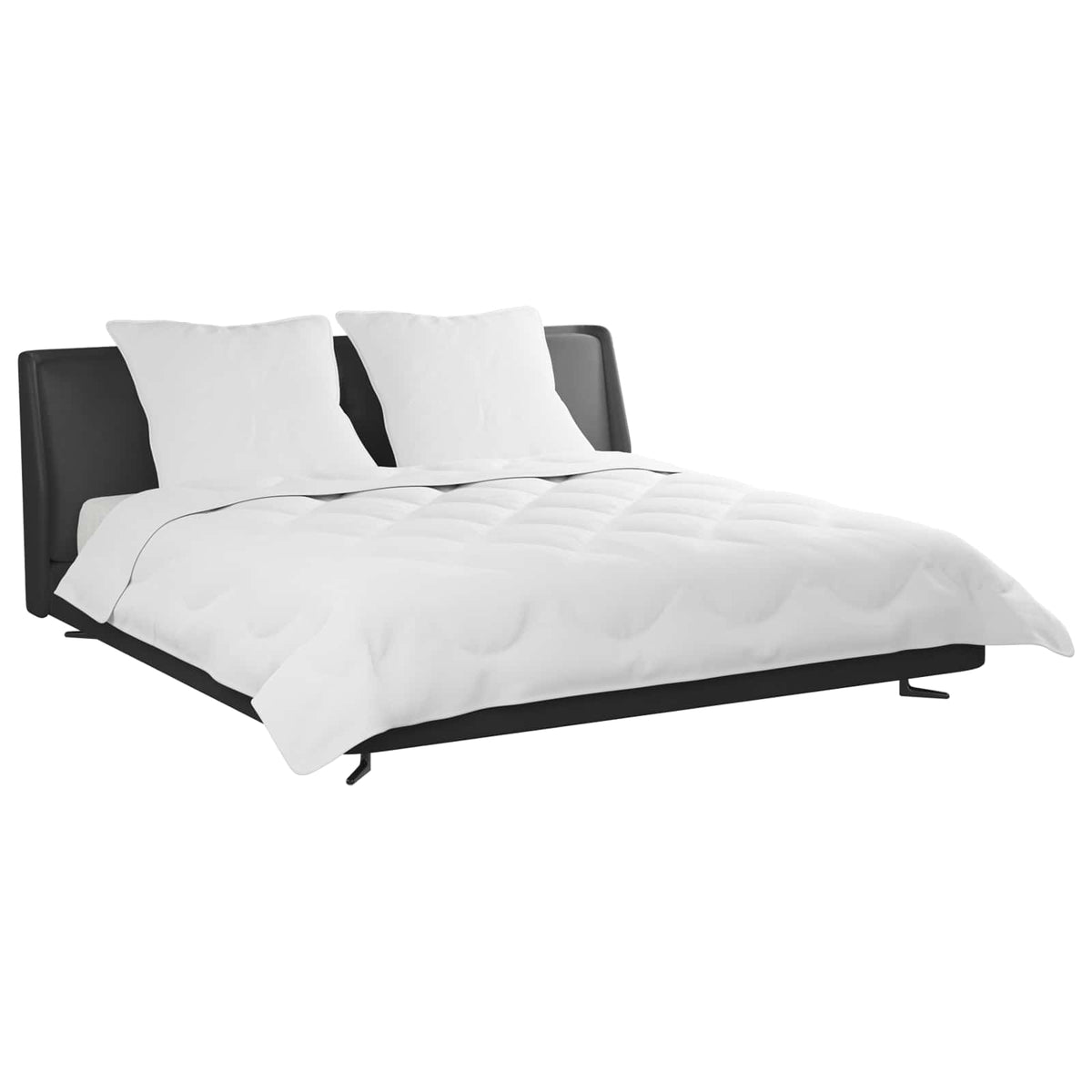 Sommer dyne med pude 3 stk. Hvid Mikrofiber