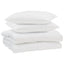 Sommer dyne med pude 3 stk. Hvid Mikrofiber
