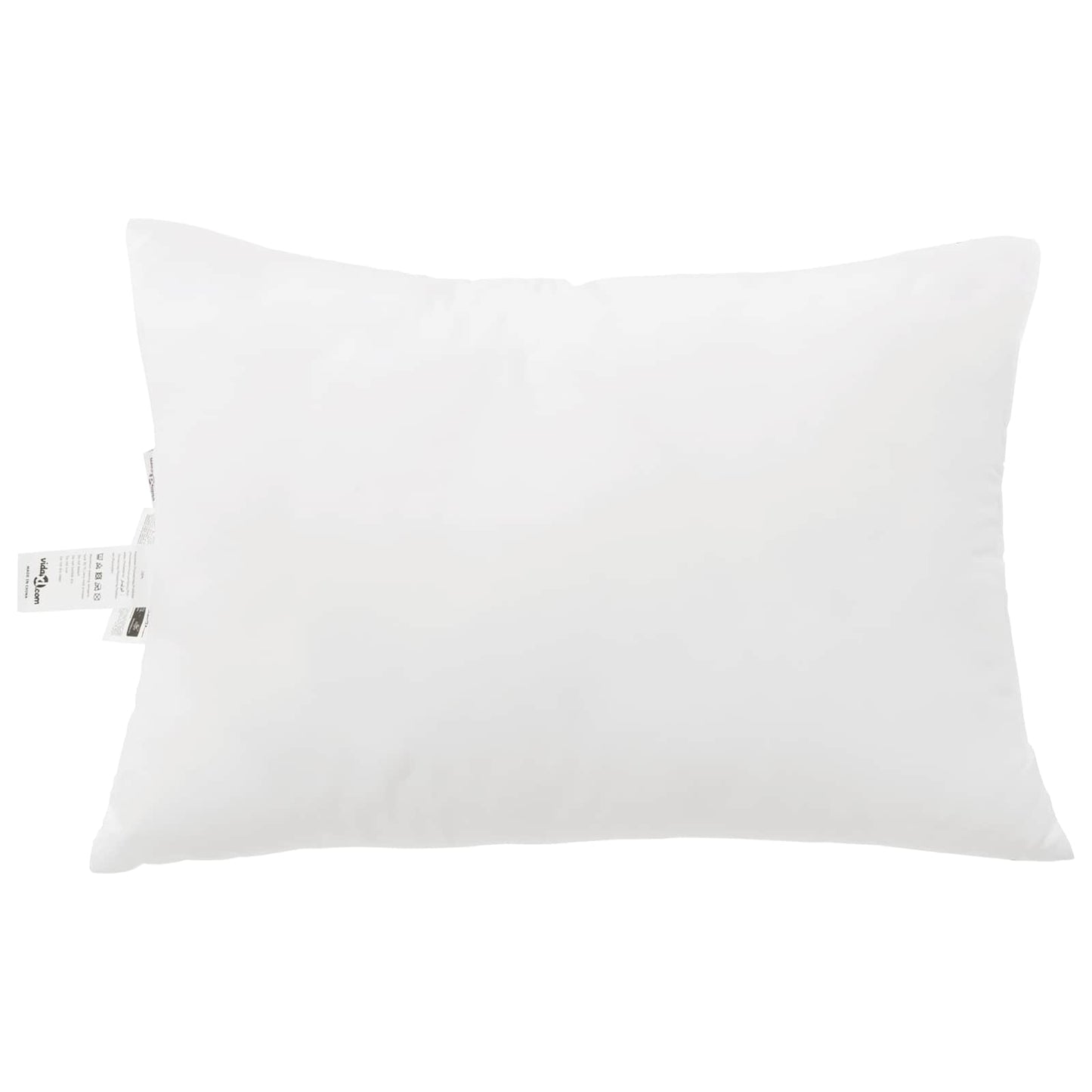 Dyne med pude 3 stk. Hvid Mikrofiber