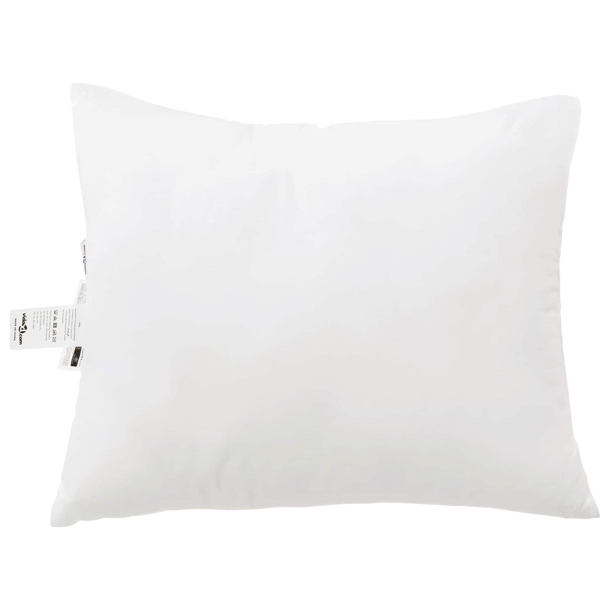 Dyne med pude 3 stk. Hvid Mikrofiber
