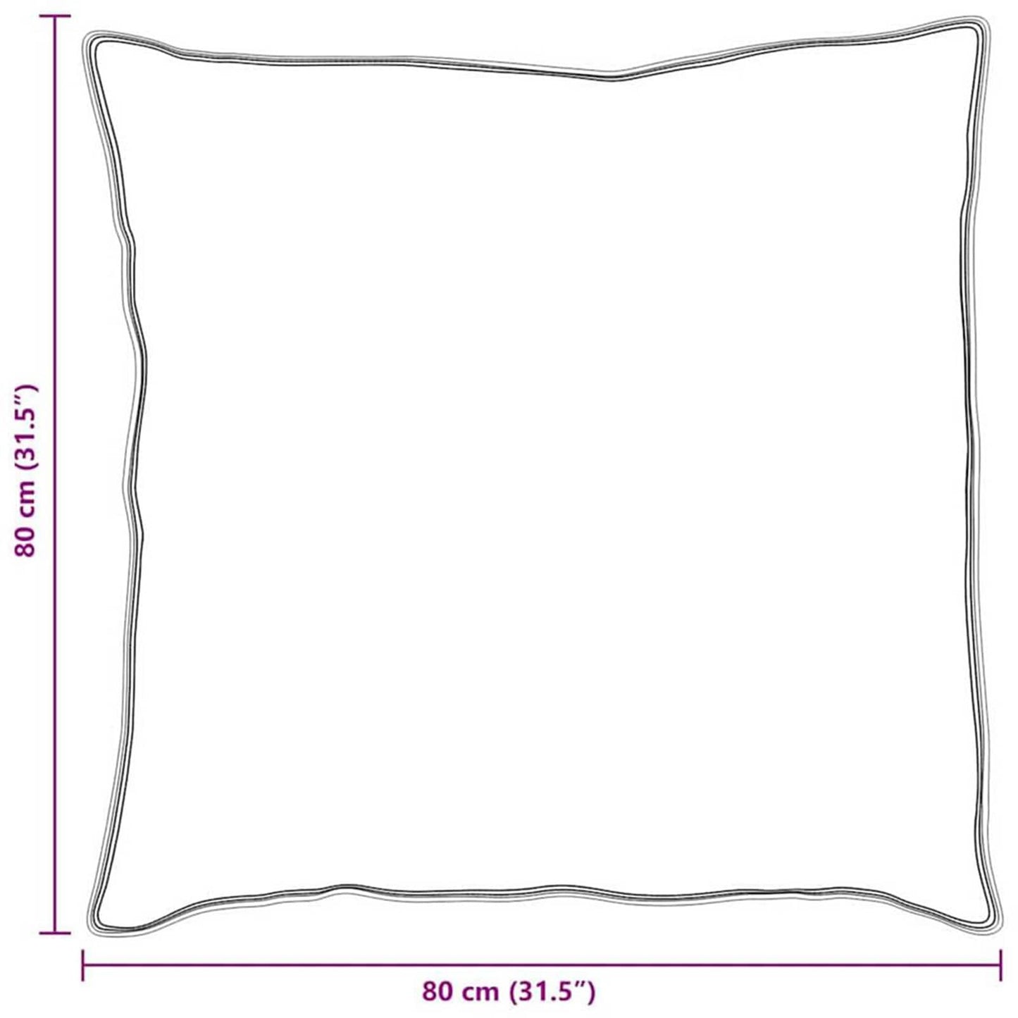 Dyne med pude 3 stk. Hvid Mikrofiber