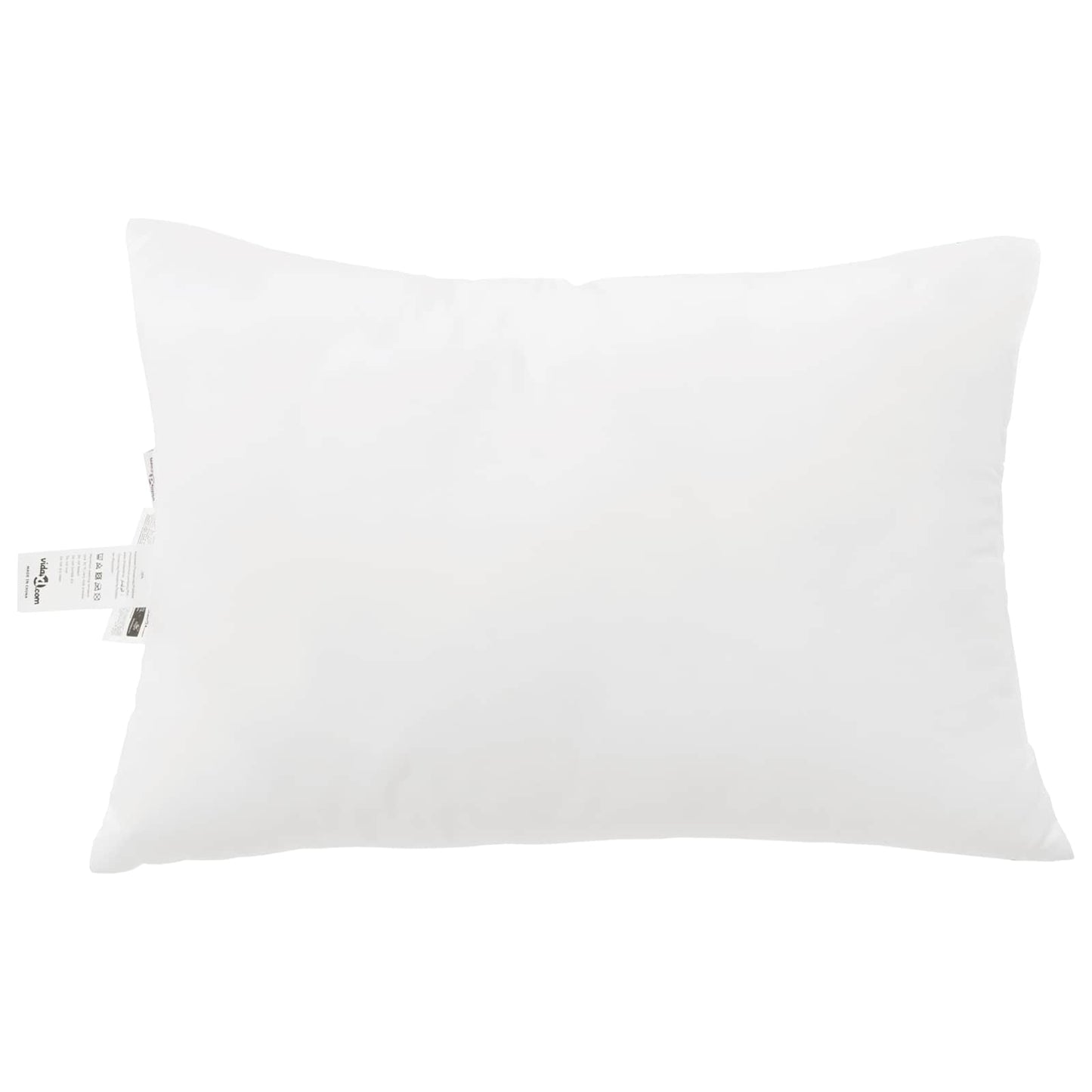 Dyne med pude 3 stk. Hvid Mikrofiber