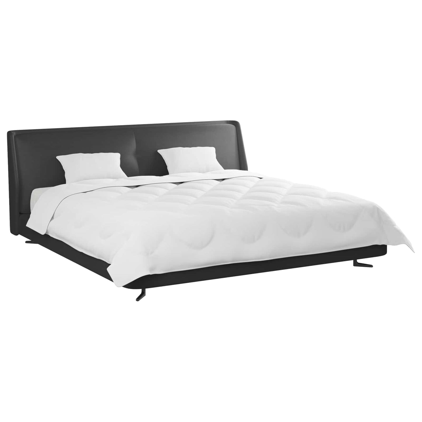 Dyne med pude 3 stk. Hvid Microfiber