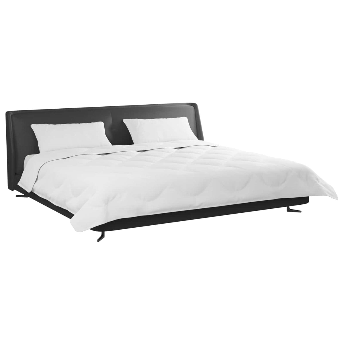 Vinter dyne med pude 3 stk. Hvid Microfiber