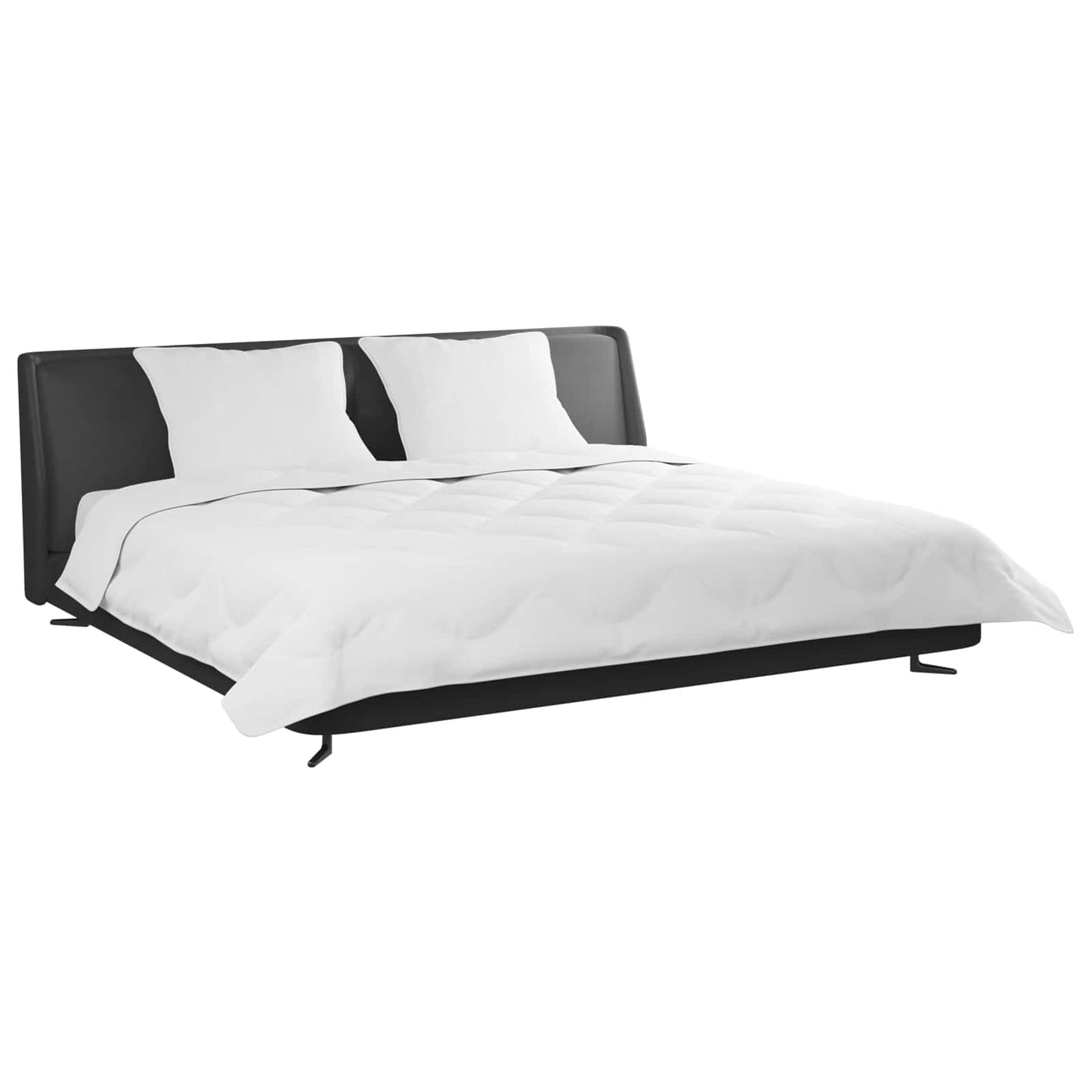 Vinter dyne med pude 3 stk. Hvid Microfiber