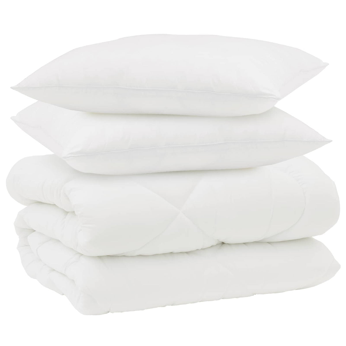 Vinter dyne med pude 3 stk. Hvid Microfiber