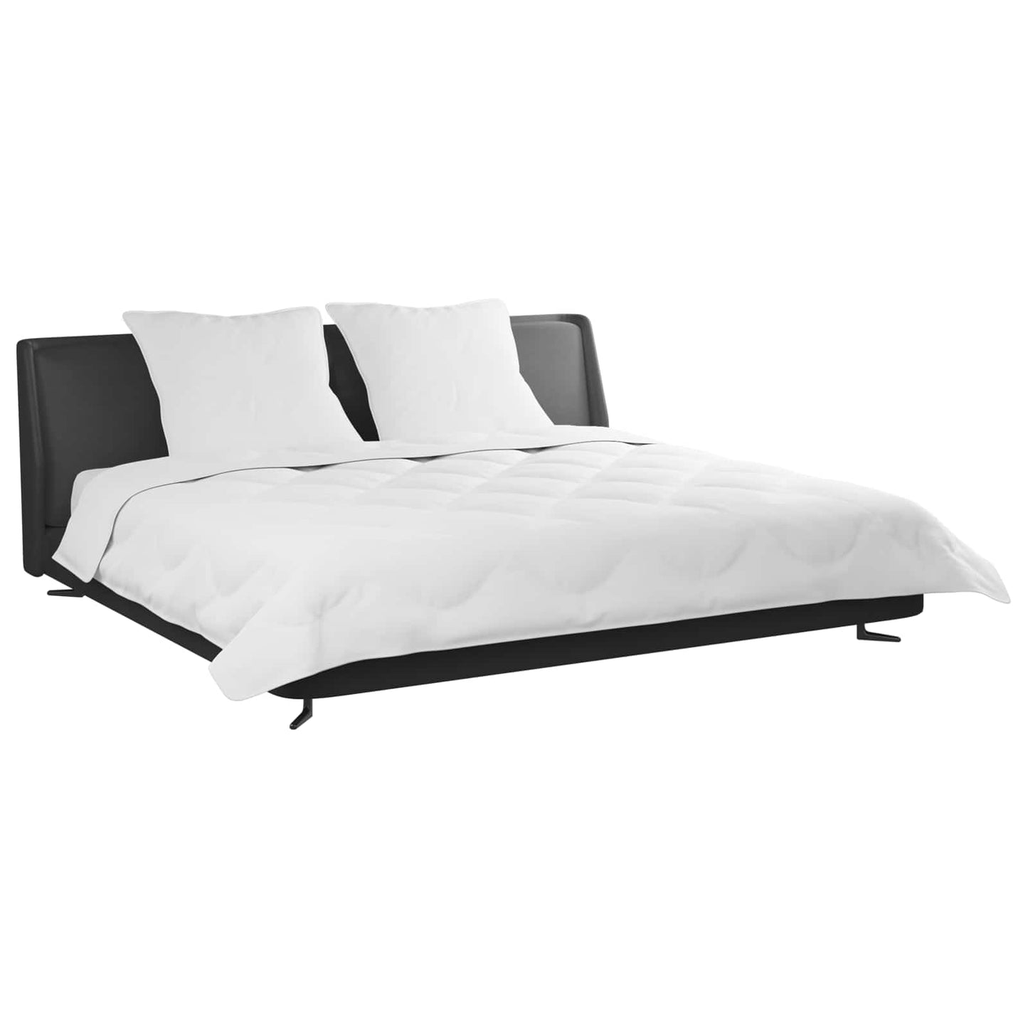 Vinter dyne med pude 3 stk. Hvid Microfiber