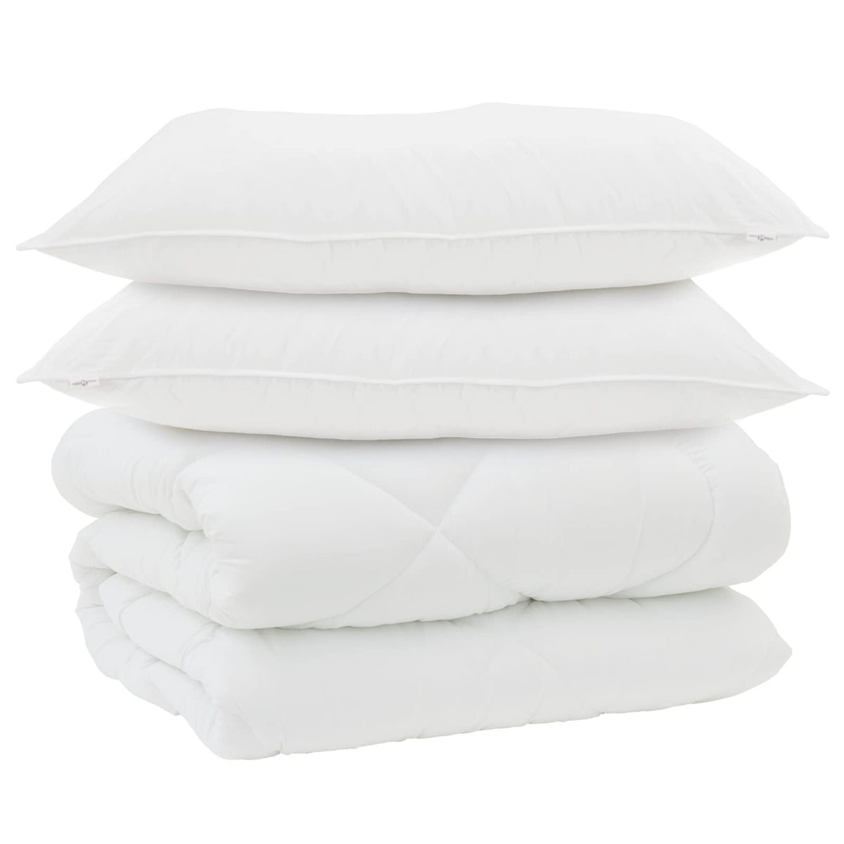 Vinter dyne med pude 3 stk. Hvid Microfiber
