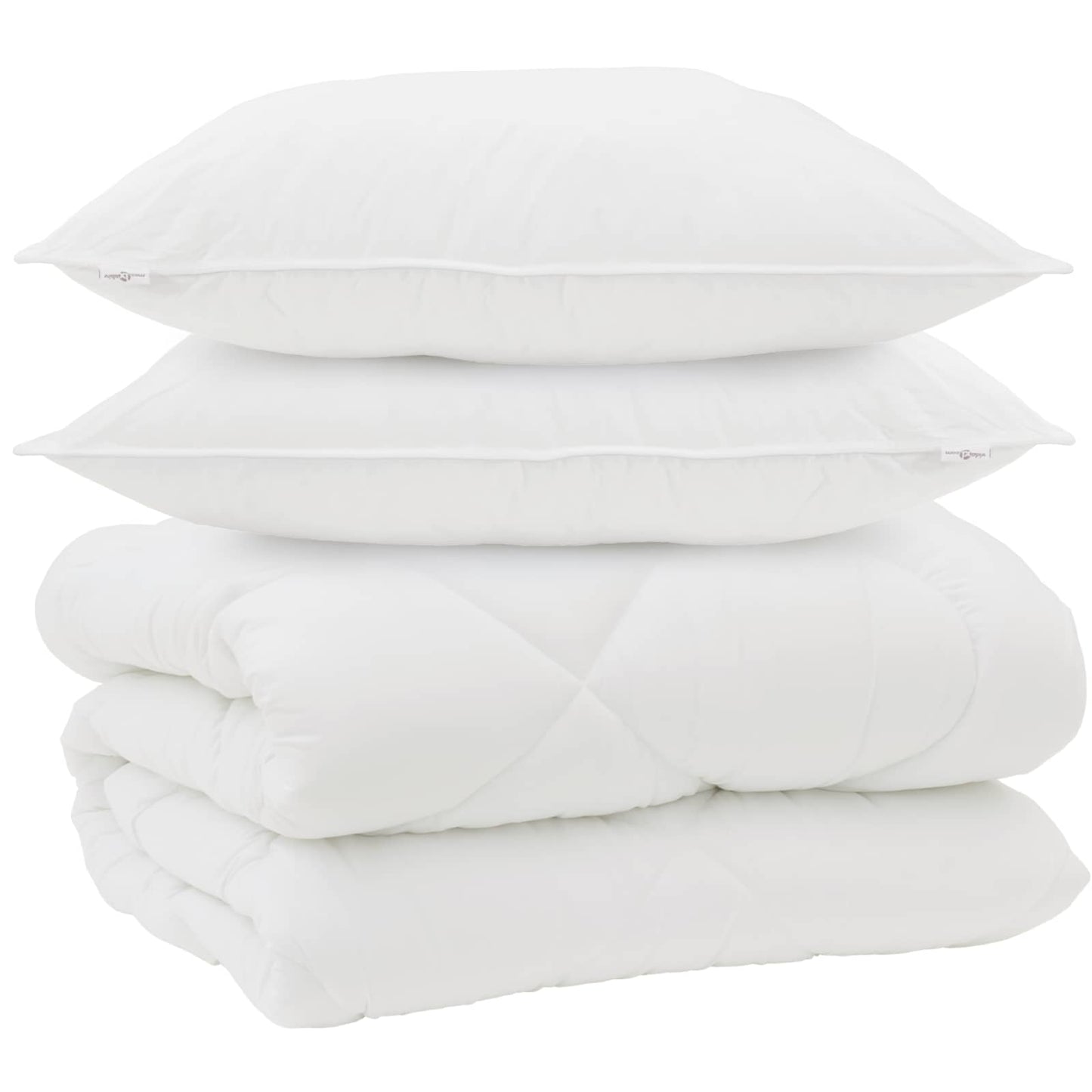Vinter dyne med pude 3 stk. Hvid Microfiber